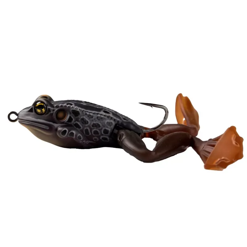 Lage Prijs LIVETARGET THE ULTIMATE FROG STRIDE BAIT BLACK / BLACK 63 MM