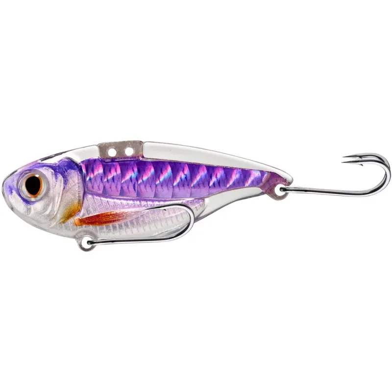 Favoriet LIVETARGET SONIC SHAD BLADE BAIT VIOLET/BLACK BACK 50 MM 11G