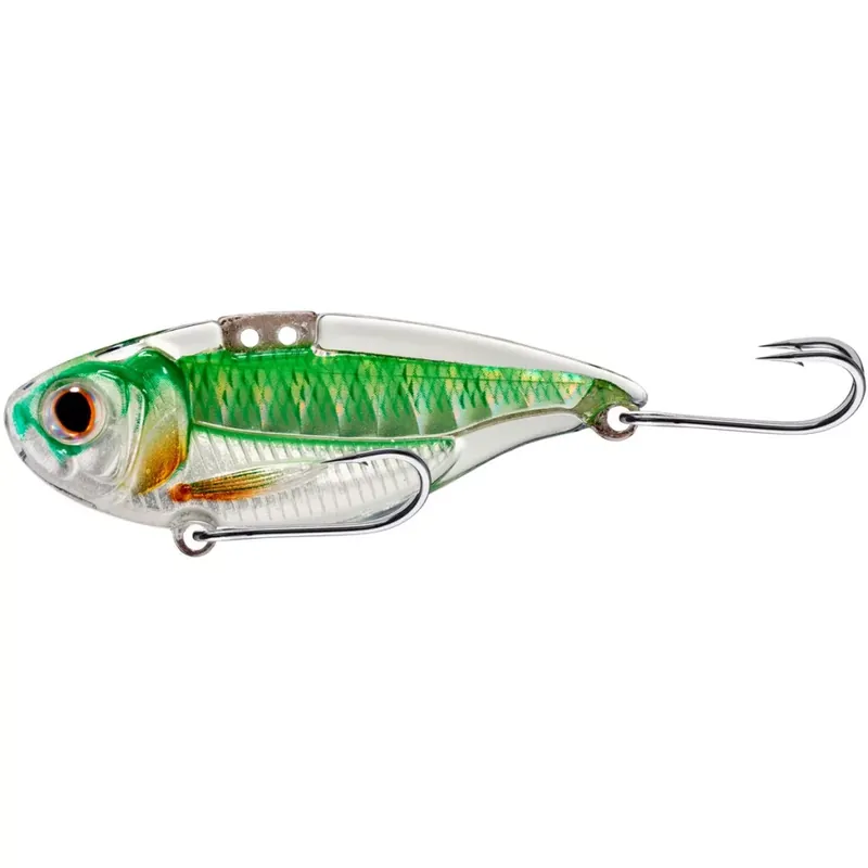 LIVETARGET SONIC SHAD BLADE BAIT SILVER/PUMPKIN 50 MM 11G - Uitverkoop