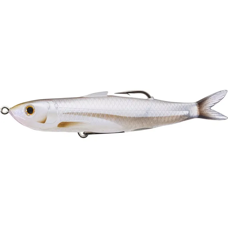 LIVETARGET SHINER WALKING BAIT PEARL GHOST 115 MM 14 G - Bru Finale Uitverkoop