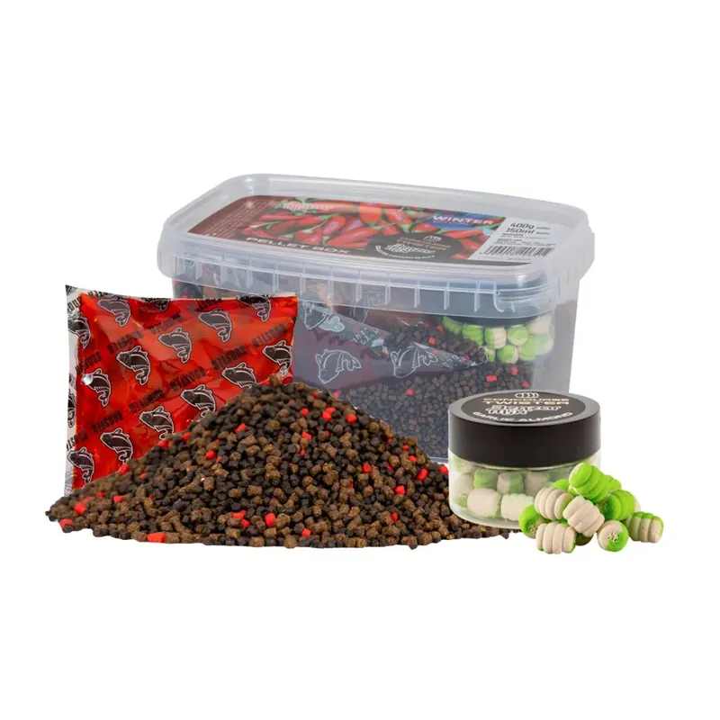 BENZAR MIX WINTER PELLET BOX CHILI-KOLBÁSZ + TWISTER - Bruta Beste Prijs