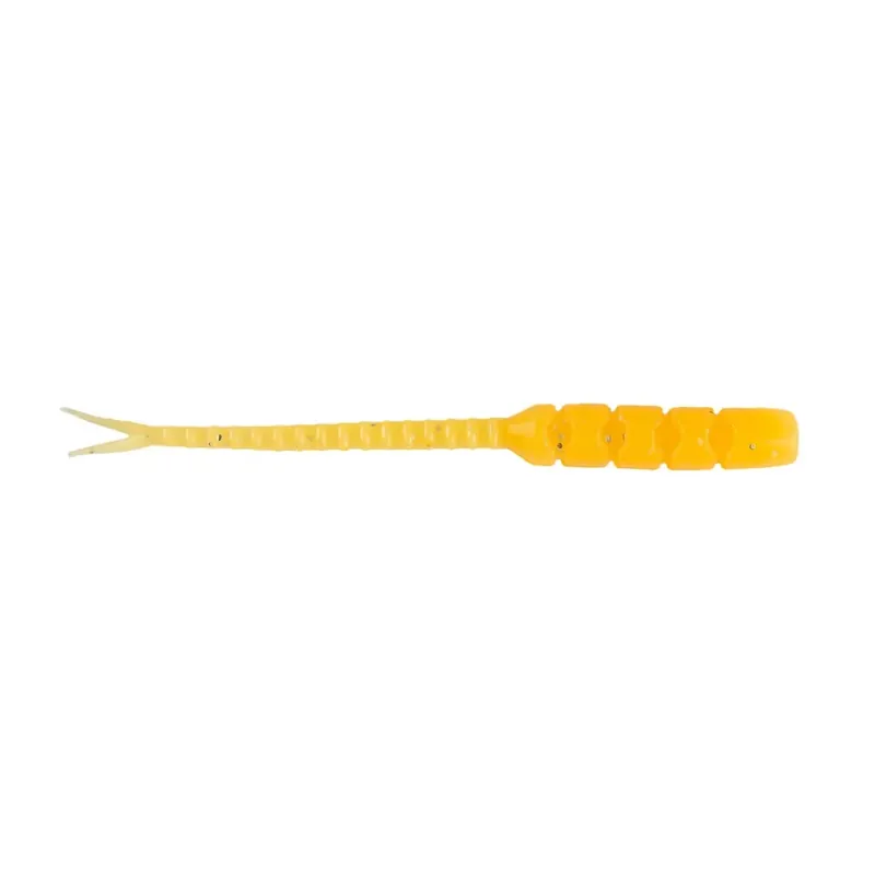MUSTAD AJI HELLGRAMITE 2‘‘ ORANGE LUMINOUS 12DB/CS Gratis Retour