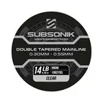 Favoriet SUBSONIK DOUBLE TAPERED MAIN LINE CLEAR 14LB 990m FELVASTAGO