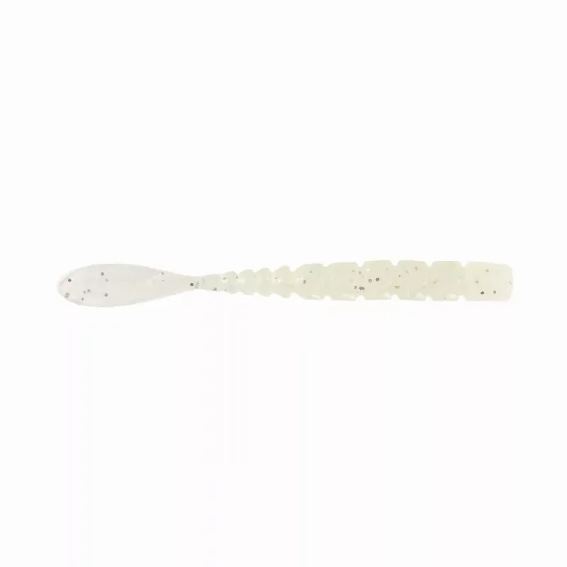 MUSTAD AJI FISH TAIL 2‘‘ CLEAR LUMINOUS SILVER GLI Flitsaanbieding