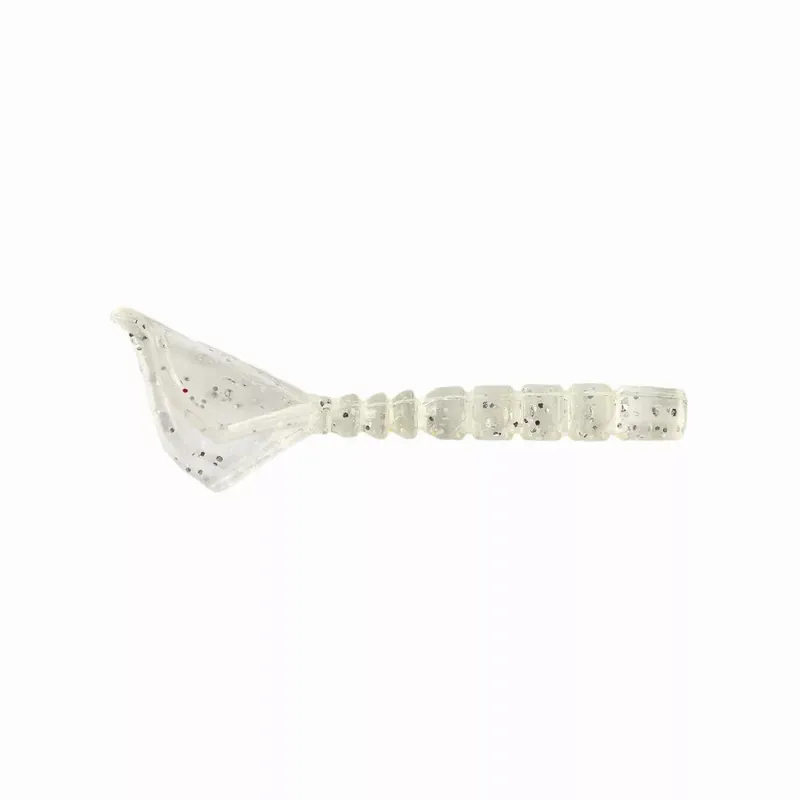 MUSTAD AJI PARACHUTE TAIL 1.7‘‘ CLEAR RAINBOW GLIT Koopje