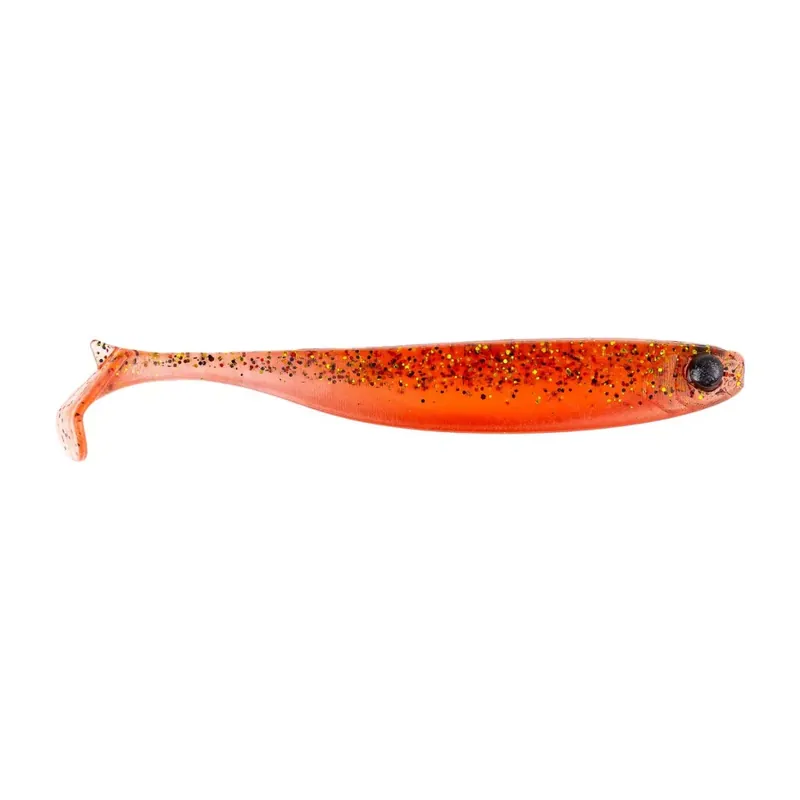 Fabrieksprijs MUSTAD MEZASHI Z-TAIL MINNOW 3.5"TRANSPARENT RED 6DB/CS