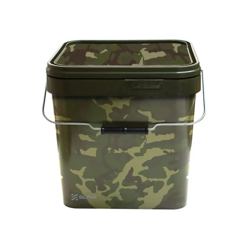 Beste Prijs SONIK CAMO SQUARE BUCKET 10LTRzf
